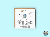 Best Dad In The Universe Card - The Gifted Panda