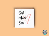 Best Mum Ever Card - The Gifted Panda