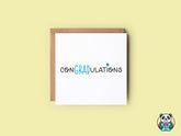 ConGRADulations Card - The Gifted Panda