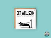 Get Well Soon You Attention Seeking Twat Greetings Card - The Gifted Panda