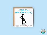 Happy Anniversary, My Gift Will Blow Your Mind - Card - The Gifted Panda