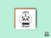 Happy Birthday - Panda Celebrating - The Gifted Panda