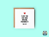 I Love You For Your Amazing Personality and XXX (Rude) - The Gifted Panda