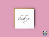 Just A Little Thank You - The Gifted Panda