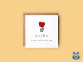 Love Is In The Air Valentine's Card - The Gifted Panda