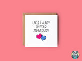 On Your Anniversary Uncle/Aunty Card - The Gifted Panda