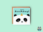 Panda Happy Birthday Card - The Gifted Panda