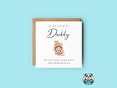 Personalised My First Father's Day Greetings Card - The Gifted Panda