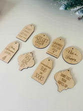 Sarcastic Funny Reusable Wooden Gift Tags - The Gifted Panda