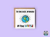 To The Best Grandad In The World Card - The Gifted Panda