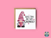 Will You Be My Gnomie Card - The Gifted Panda