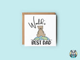 World's Best Dad Teddy Bear Card - The Gifted Panda