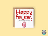 You'll Get the V later Anniversary Card - The Gifted Panda