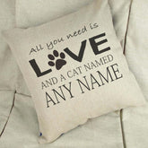 All You Need Is Love Linen Cushion Cover - The Gifted Panda