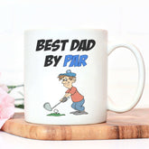Best Dad By Par Cartoon Mug - The Gifted Panda