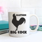 Caution Big Cock - Standard Mug - The Gifted Panda