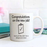 Congratulations On The New Job Mug - The Gifted Panda