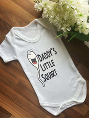 Daddy's Little Squirt Baby Vest - The Gifted Panda