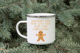 Gingers Are For Life Not Just For Christmas Enamel Mug - The Gifted Panda