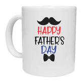 Happy Father's Day Moustache Mug - The Gifted Panda