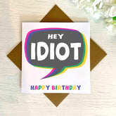 Rude Hey Happy Birthday Card - The Gifted Panda