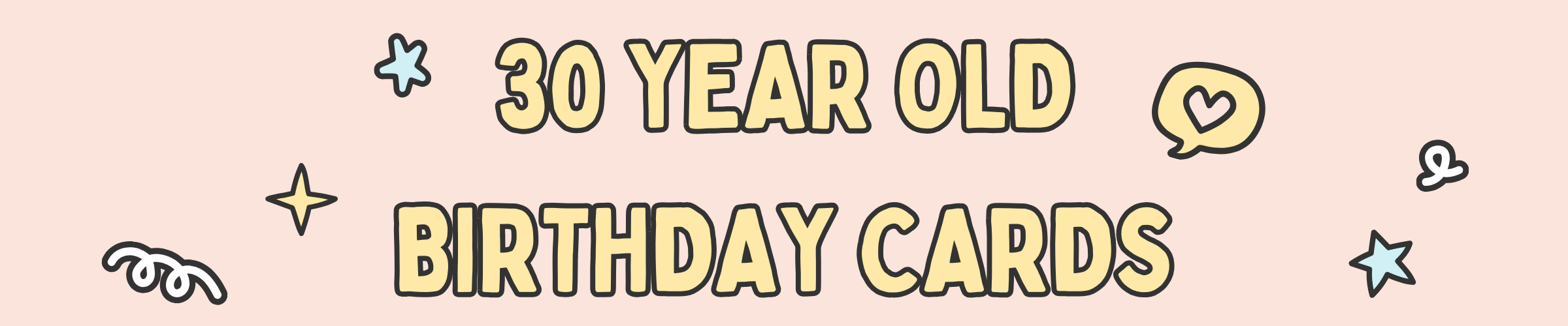 30 Year Old Birthday Cards - The Gifted Panda