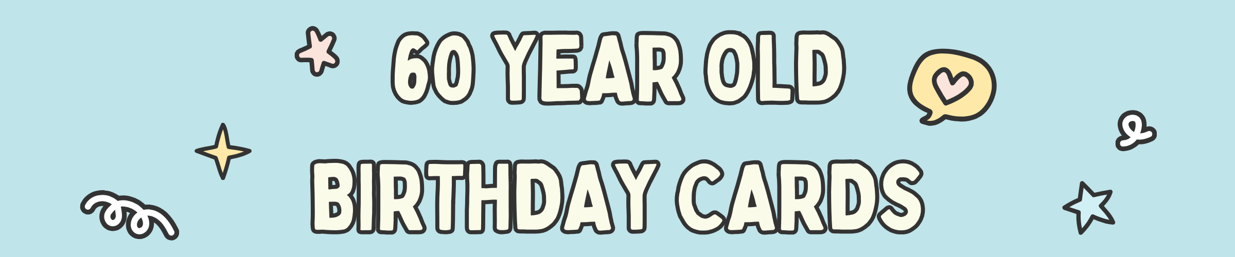 60 Year Old Birthday Cards - The Gifted Panda