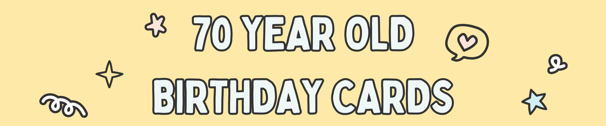 70 Year Old Birthday Cards - The Gifted Panda