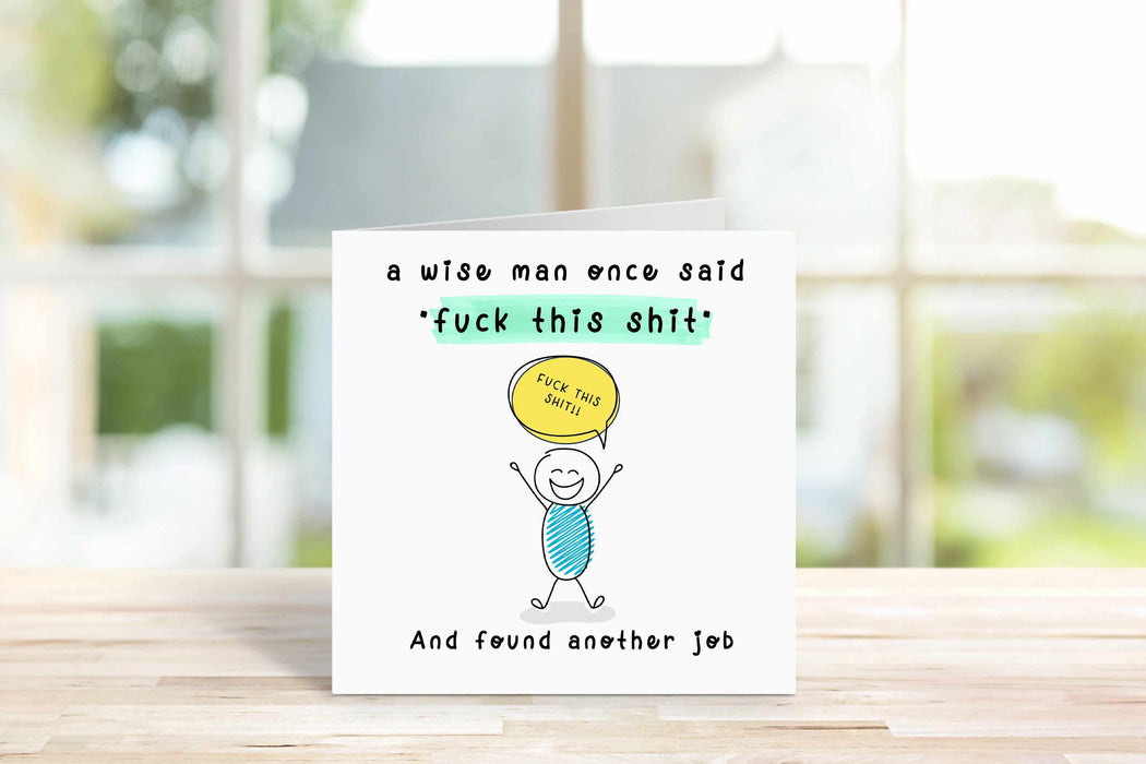 A Wise Man Leaving Card