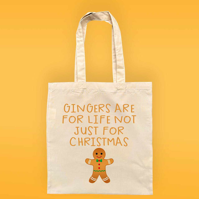 Gingers Are For Life Reusable Tote Bag
