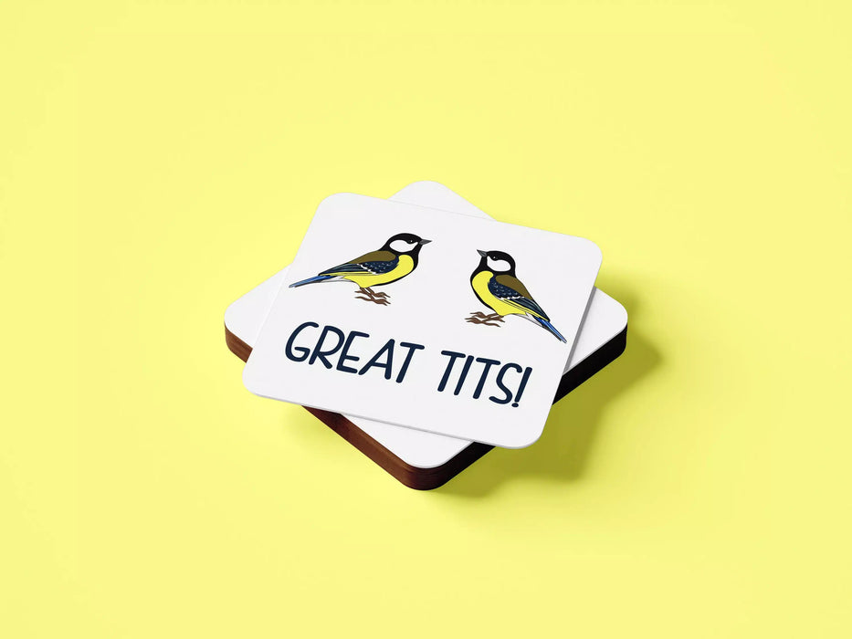 Great Tits Coaster
