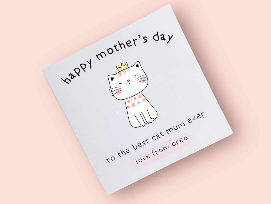 Happy Mother's Day To The Best Cat Mum Ever Card