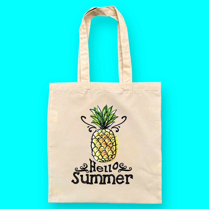 Hello Summer Reusable Tote Bag