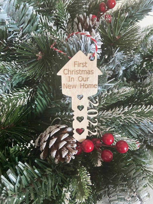 First Christmas In Our New Home Christmas Tree Ornament