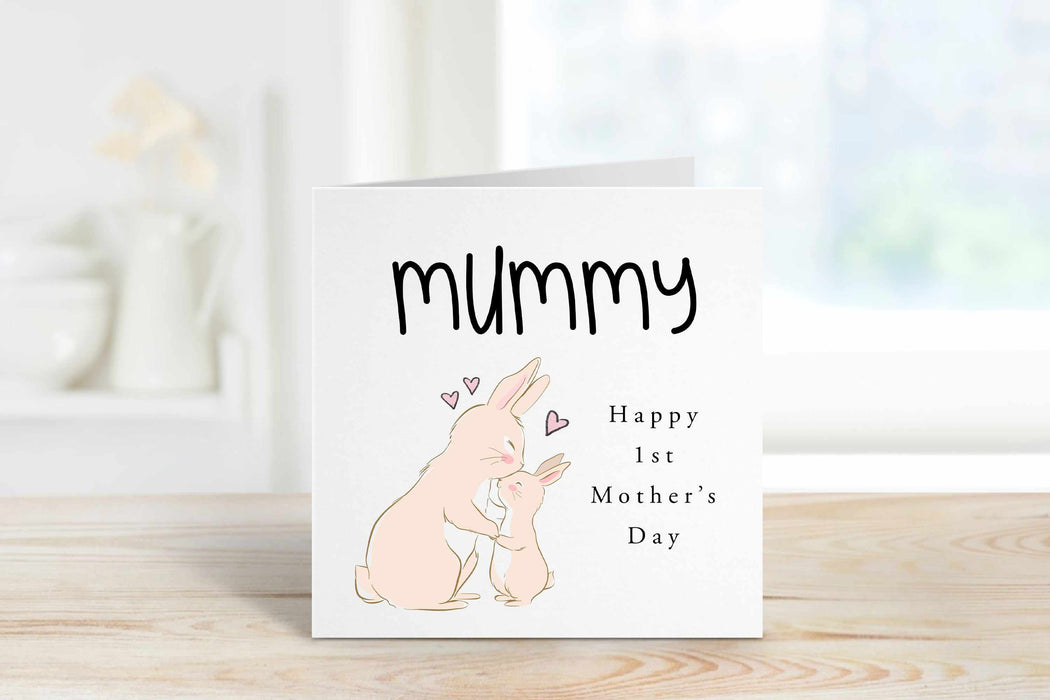 Mummy Happy 1st Mother's Day Card