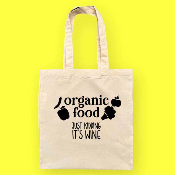 Organic Food Reusable Tote Bag