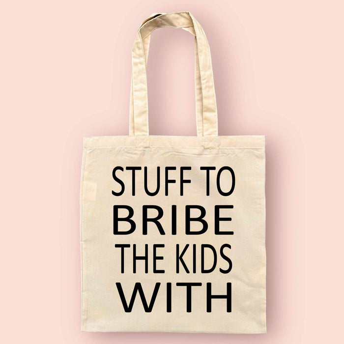 Stuff To Bribe The Kids With Tote Bag