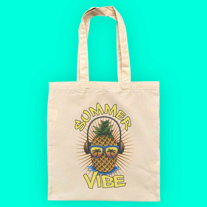 Summer Vibe Pineapple Tote Bag