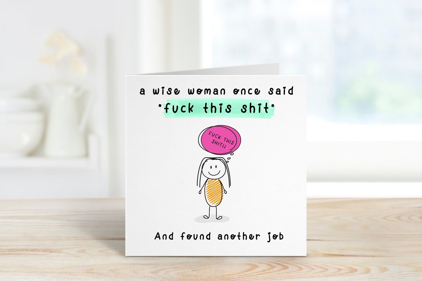 A Wise Woman Leaving Card Secondary image