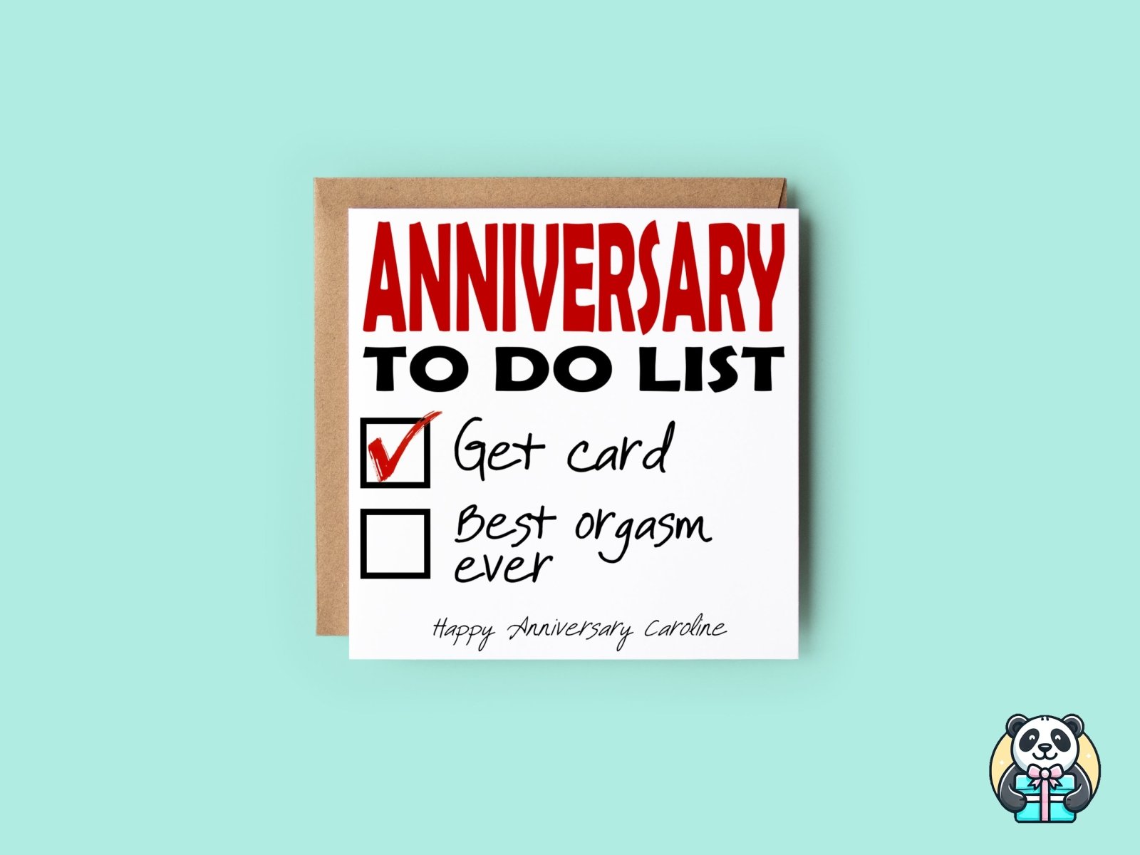 Anniversary To Do List Card Secondary image