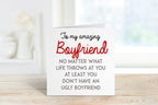 At Least You Don't Have An Ugly Boyfriend Greetings Card - The Gifted Panda