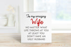 At Least You Don't Have An Ugly Husband Greetings Card - The Gifted Panda