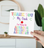 Awesome Teaching Assistant Thank You Card - The Gifted Panda