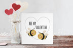 Bee My Valentine Greetings Card - The Gifted Panda
