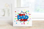 Best Dad Ever Greetings Card - The Gifted Panda