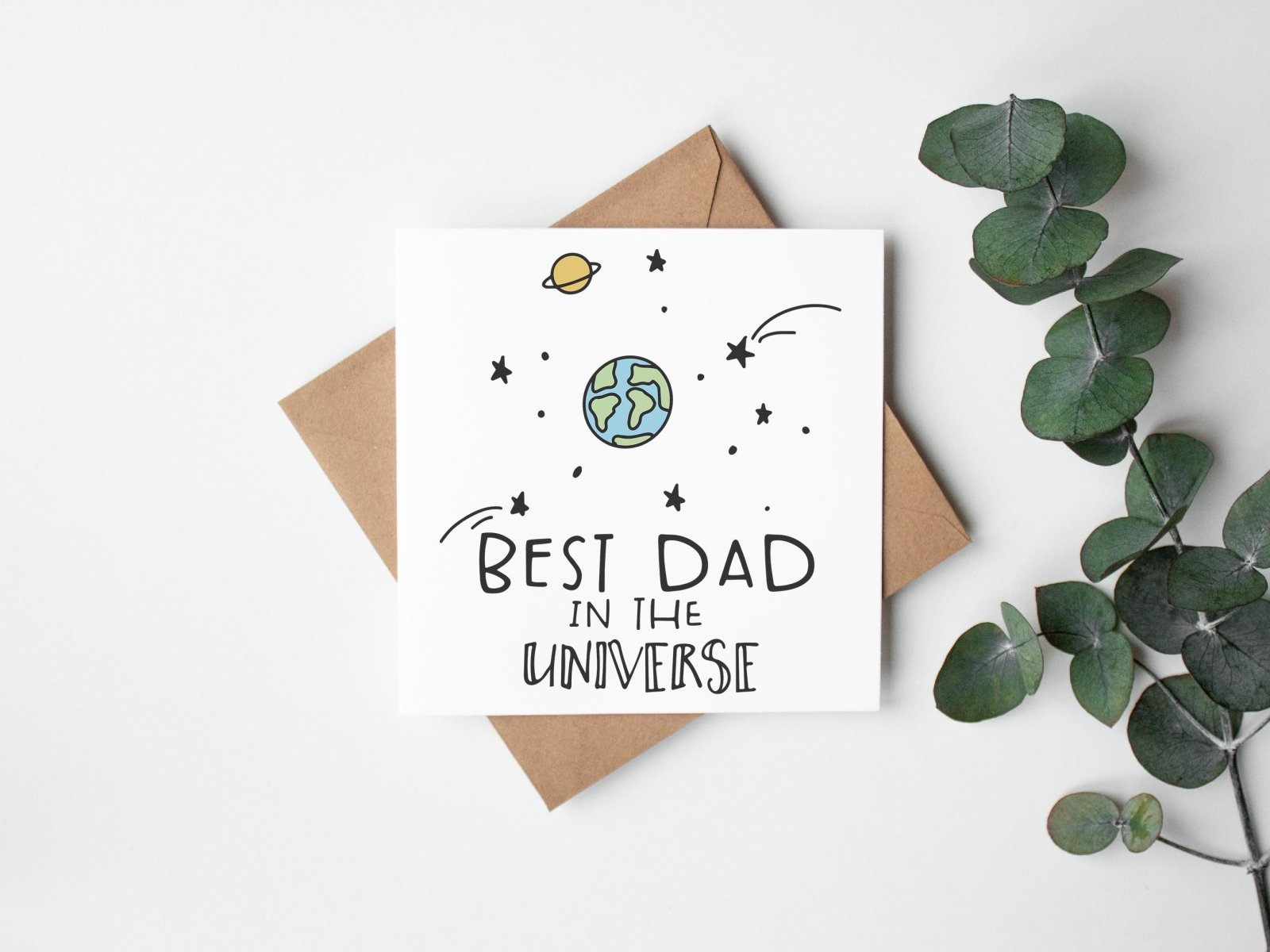 Best Dad In The Universe Card Secondary image
