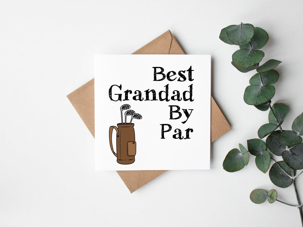 Best Grandad By Par Greetings Card - The Gifted Panda