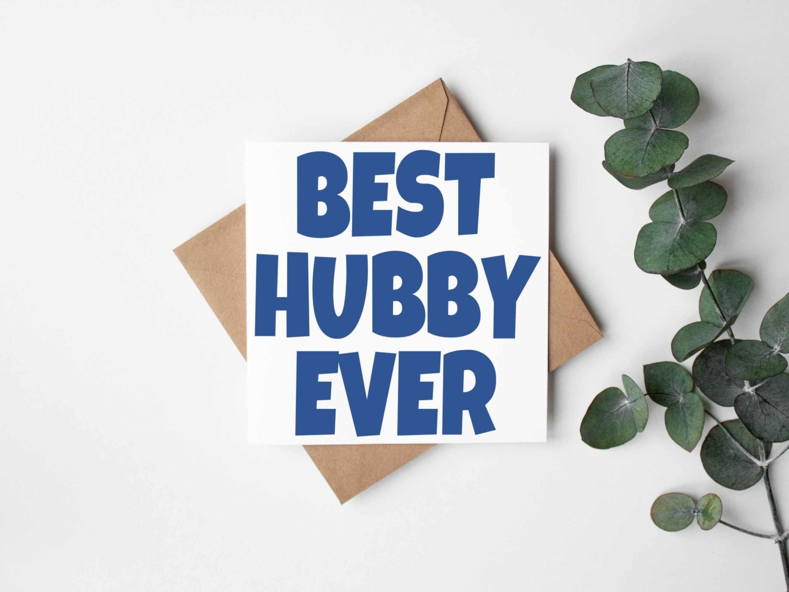Best Hubby Ever Greetings Card - The Gifted Panda