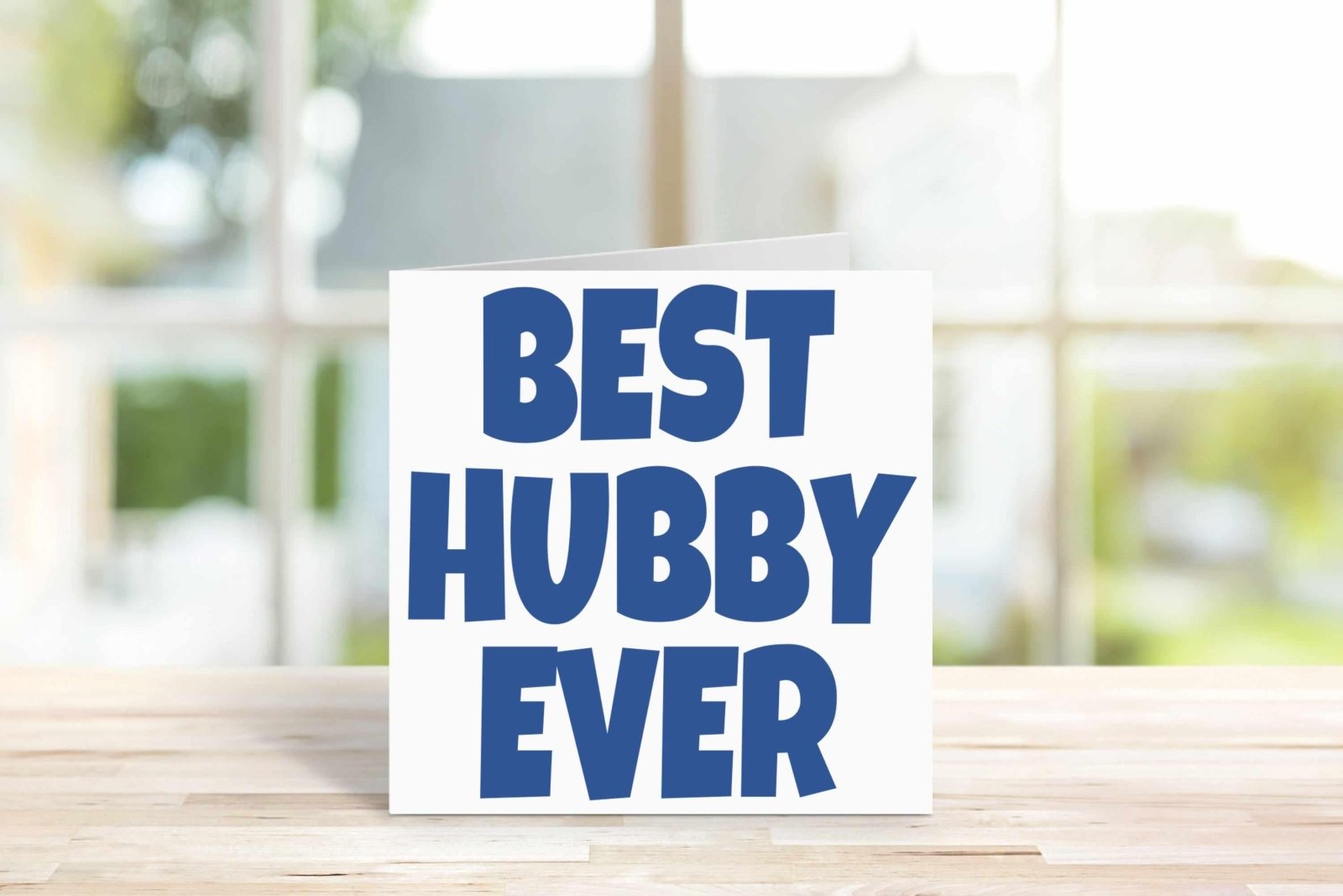 Best Hubby Ever Greetings Card - The Gifted Panda