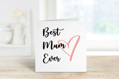 Best Mum Ever Card - The Gifted Panda